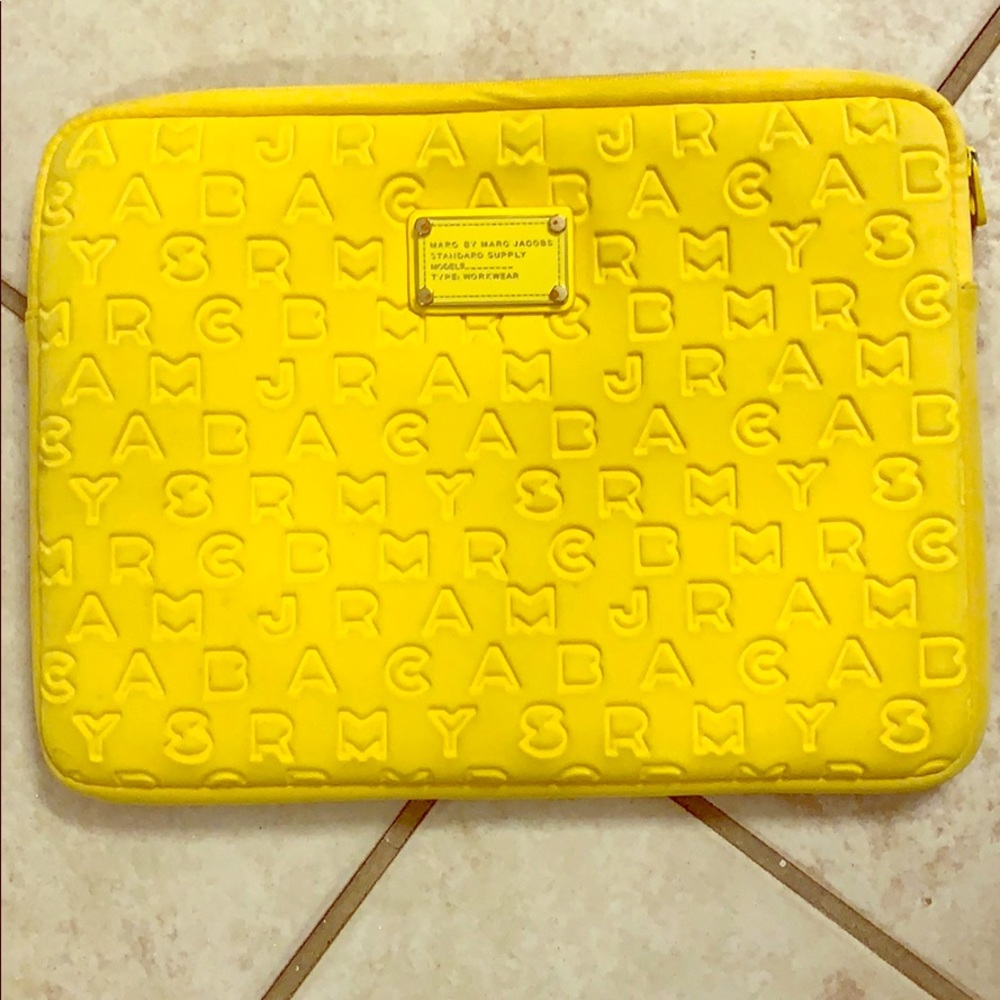 Bright yellow Marc by Marc Jacobs Laptop Case